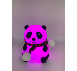 Силиконовый ночник Панда LED RGB 7 режимов аккумуляторный (80)