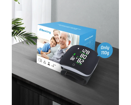 Тонометр цифровой автоматический на запястье c экраном Blood Pressure Monitor (100)
