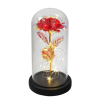 Роза в колбе LED RED GOLD (120)