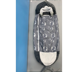Детский спальный мешок-Подушка (130*50) Baby sleeping bag Size S SILVER (50)