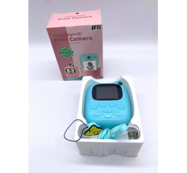 Детский фотоаппарат с мгновенной печатью фотографий Kids Print Camera BLUE (30)