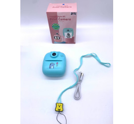 Детский фотоаппарат с мгновенной печатью фотографий Kids Print Camera BLUE (30)