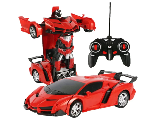 Машинка Трансформер Lamborghini Robot Car Size 18 RED (48)