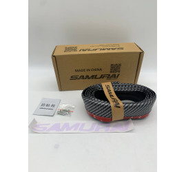 Молдинг на передний бампер универсальный Губа SAMURAI CARBON (75)