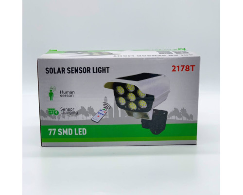 Уличный фонарь в виде камеры Solar Monitoring Lamp CL877A с датчиком движения 180W (50)