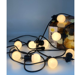 Гирлянда новогодняя светодиодная 10 шт 5 м WARM Bulbs Теплый цвет (30)