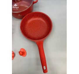 Набор посуды 9 предметов Vollyx Cookware Set RED (4)