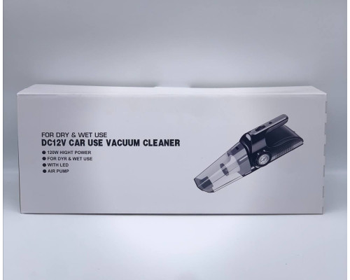 Автомобильный аккумуляторный пылесос с компрессором Car vacuum cleaner 110W (10)
