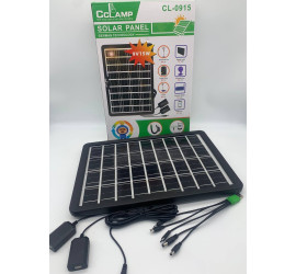 Солнечная панель CCLamp CL-0915 15W+ набор USB переходников (20)