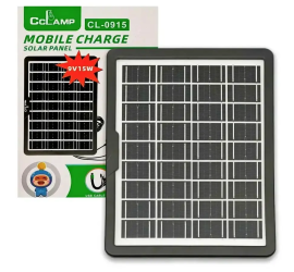 Солнечная панель CCLamp CL-0915 15W+ набор USB переходников (20)