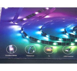 Светодиодная лента TV LED Strip CB-5050RGB 5метров USB (100)