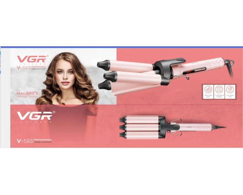 Тройная плойка для волос VGR Voyager V-593 (40)