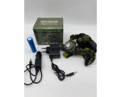 Налобный фонарик BL 602 сенсорный (120)