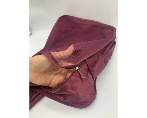 Набор дорожных БОРДОВЫЙ  органайзеров Secret Pouch. (100)