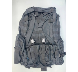 Тактический рюкзак с суммами B08 55 л (55х40х25 см) BLACK (50)