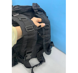 Тактический рюкзак с суммами B08 55 л (55х40х25 см) BLACK (50)