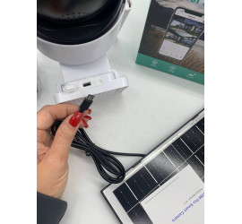 Поворотная погодозащитная IP WiFi камера Модель13 V380 ProV3.1 2 линзы с солнечной панелью (12)