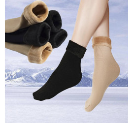 Носки женские с начесом BROWN&BLACK (600)
