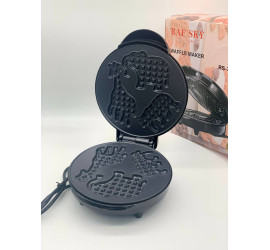 Вафельница Animal Shape Waffle Maker Machine Non-Stick BLACK (10)