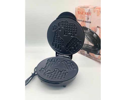 Вафельница Animal Shape Waffle Maker Machine Non-Stick BLACK (10)