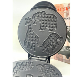 Вафельница Animal Shape Waffle Maker Machine Non-Stick BLACK (10)
