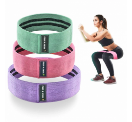 Комплект тканевых резинок для фитнеса Fitness Band (220)