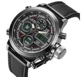 Часы AMST Watch ЧЕРНЫЕ (200)