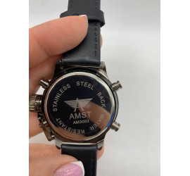 Часы AMST Watch ЧЕРНЫЕ (200)