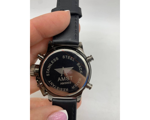 Часы AMST Watch ЧЕРНЫЕ (200)