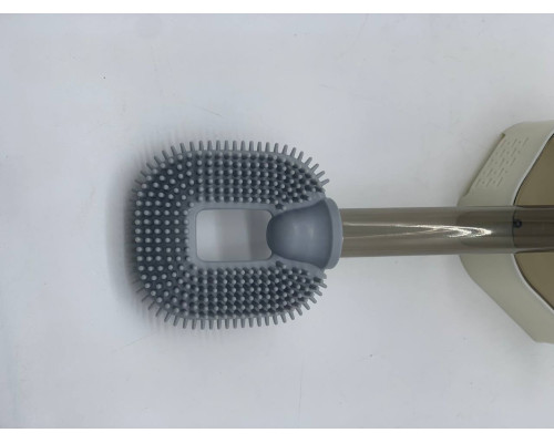 Туалетный ершик для унитаза с гнущейся силиконовой щеткой Toilet Liquid brush (150)