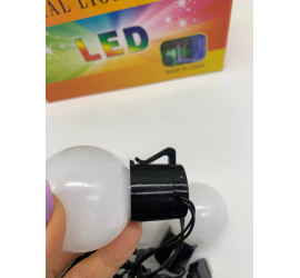 Гирлянда светодиодная 20 шт 5 м WARM Bulbs Теплый цвет, работает от  USB  (20)