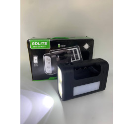 Фонарь аккумуляторный GDLITE GD-8017LI портативная солнечная станция (16)