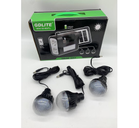 Фонарь аккумуляторный GDLITE GD-8017LI портативная солнечная станция (16)