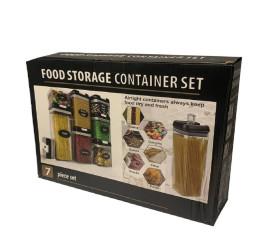 Набор пластиковых контейнеров для круп Food storage container 7 контейнеров (12)