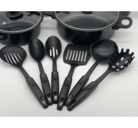 Набор посуды 13 предметов Dessini Regina 2103 BLACK (10)