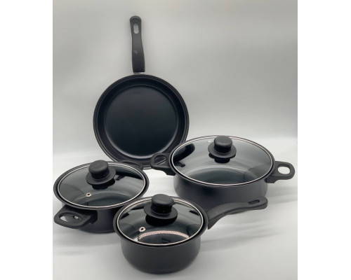Набор посуды 13 предметов Dessini Regina 2103 BLACK (10)