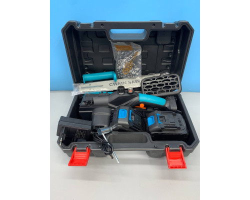 Аккумуляторная цепная пила 12 дюймов Electric SAW BLUE (4)