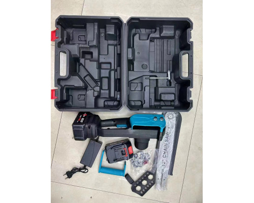 Аккумуляторная цепная пила 12 дюймов Electric SAW BLUE (4)