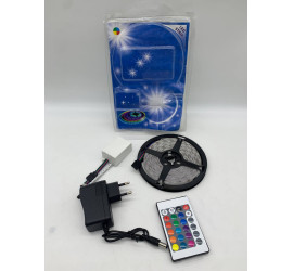 Светодиодная лента LED RGB 5м с пультом и блоком питания (100)