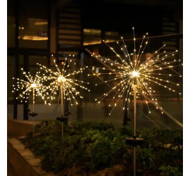 Садовый фонарь на солнечной батарее Фейерверк 60LED HA-37 (100)