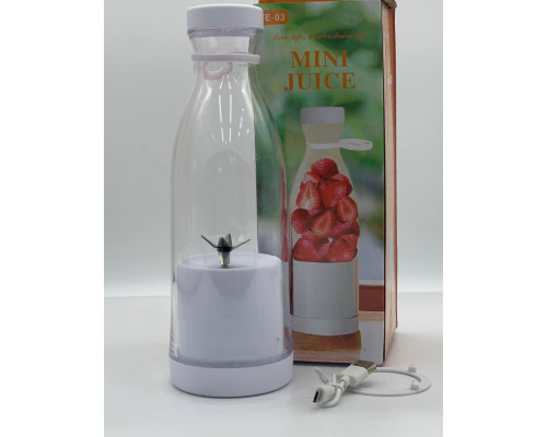 Блендер - бутылка портативный Fresh juice WHITE (60)