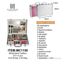 Набор для макияжа в кейсе MISSYOUNG MC1159 Makeup set PINK (12)