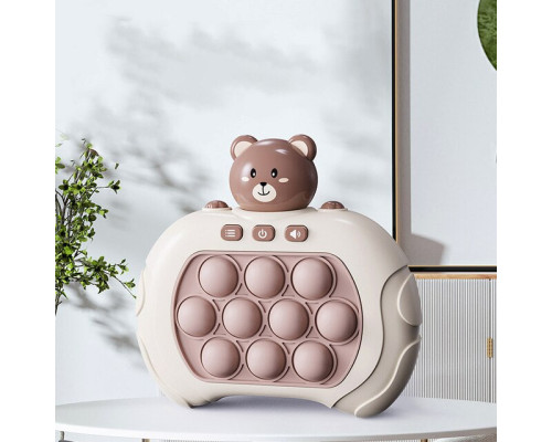 Игрушка антистресс Pop it PRO Bear Brown (120)