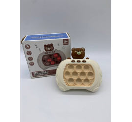 Игрушка антистресс Pop it PRO Bear Brown (120)