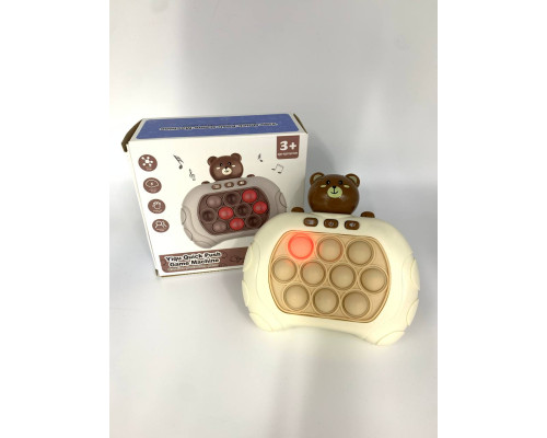 Игрушка антистресс Pop it PRO Bear Brown (120)