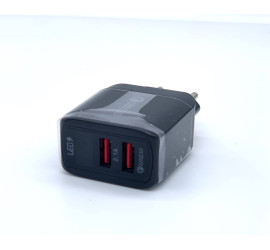 Блок питания Charger для быстрой зарядки с двумя портами, адаптер QC3.0 (100)