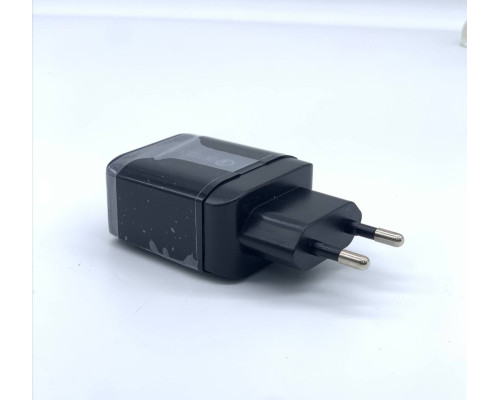 Блок питания Charger для быстрой зарядки с двумя портами, адаптер QC3.0 (100)