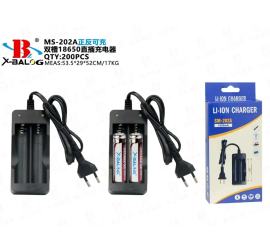 Зарядное устройство 220В 2x18650 MS-202A (200)