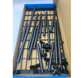 Полка органайзер для кухни над микроволновкой 1 Tier (24)