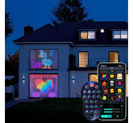 Умная гирлянда-штора Smart LED 3х2 м Bluetooth USB с приложением (40)
